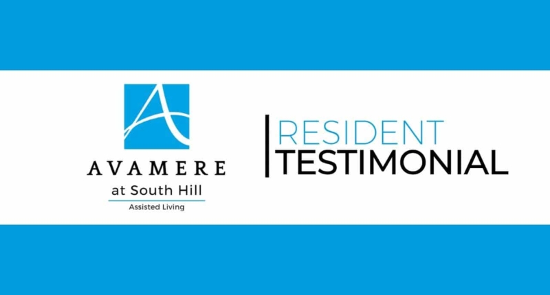 Resident testimonial who lives in Senior Assisted Living