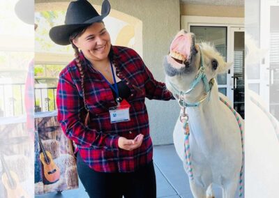 Avamere at Cheyenne Worker with Horse
